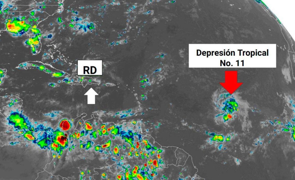 Depresión tropical once tormenta Josephine