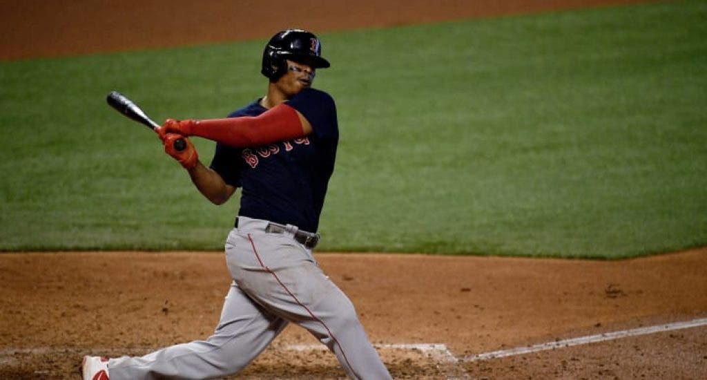 Rafael Devers, pelotero de los Medias Rojas de Boston