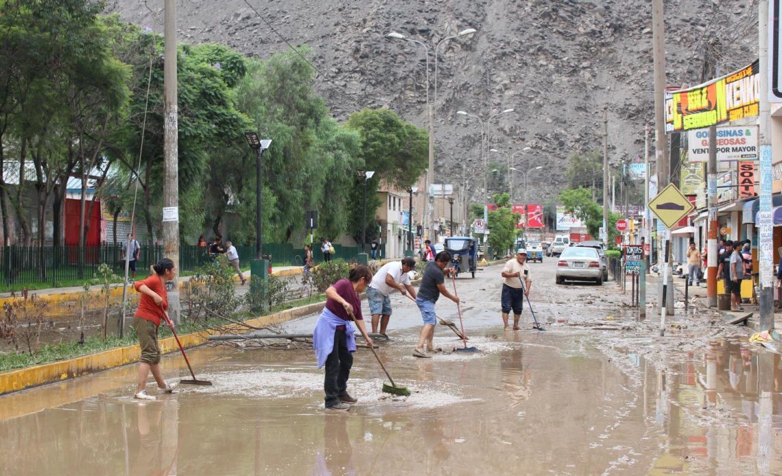 Perú declara en emergencia a 96 distritos por las intensas lluvias