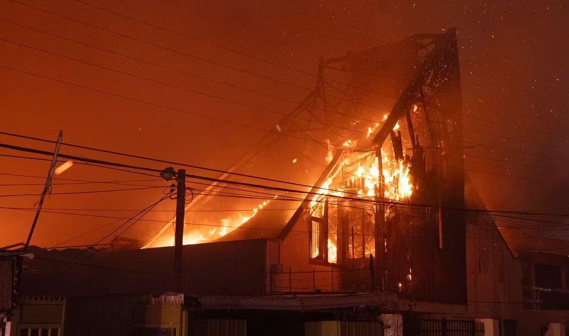 Incendio Chile