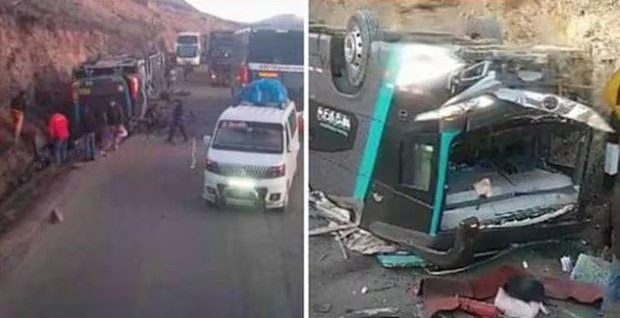 Al menos 13 fallecidos y 18 heridos en accidente de autobús en Perú