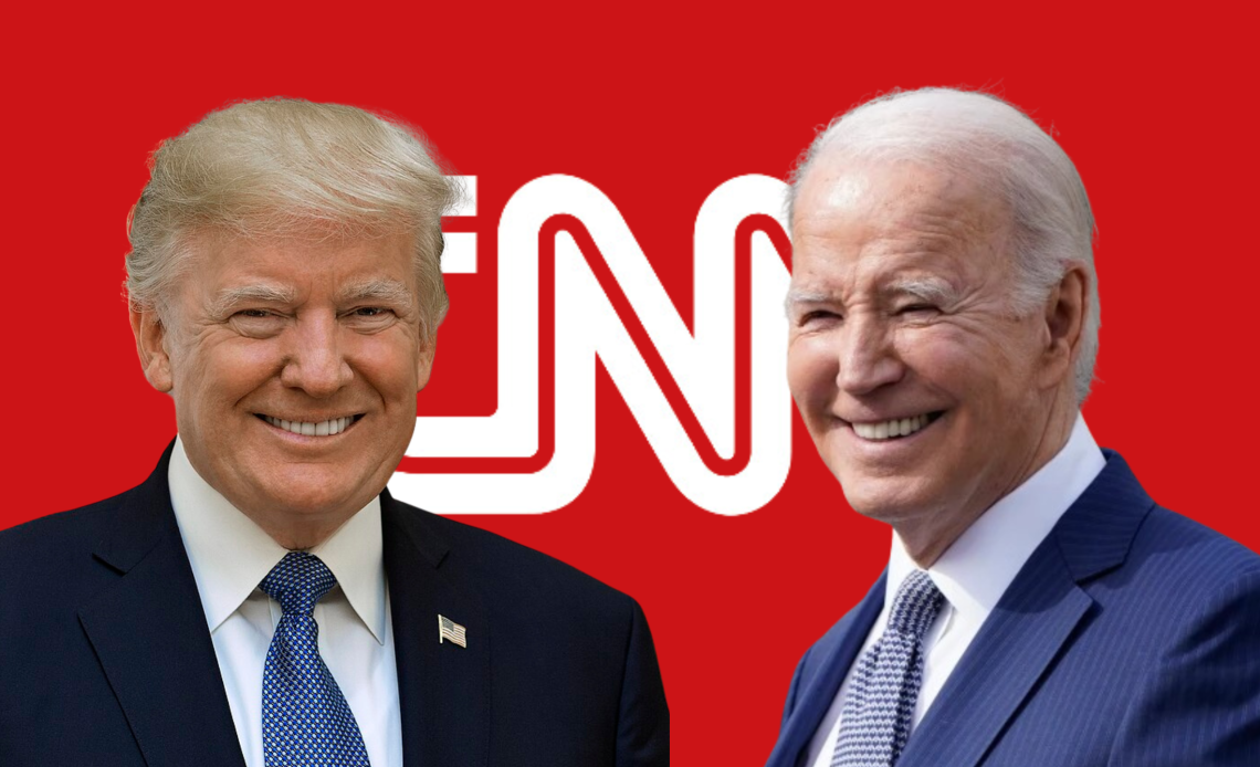 Trump y Biden van a debate de CNN