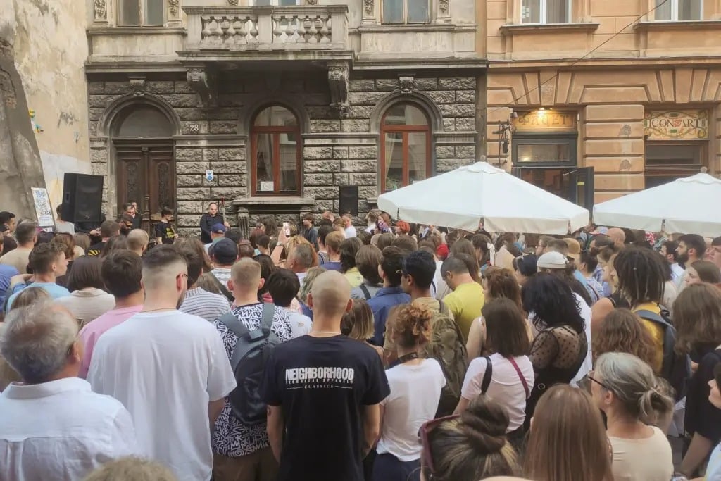 Calles ucranianas en el Día Internacional de la Música