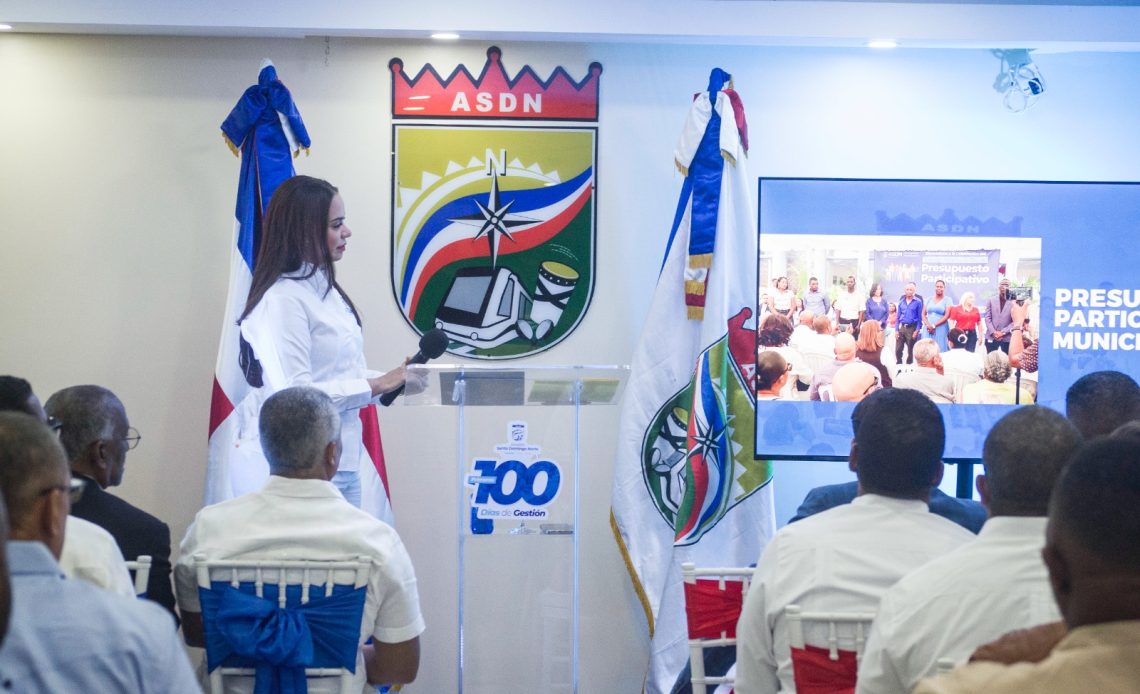 Alcaldesa de SDN presenta logros de 100 primeros dias de gestion.