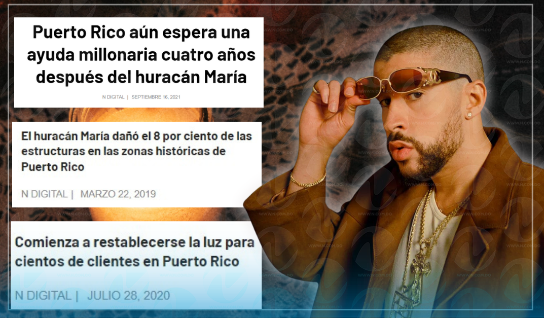 A 7 años del huracán María, Bad Bunny realiza tributo y crítica autoridades PR con “Una Velita”