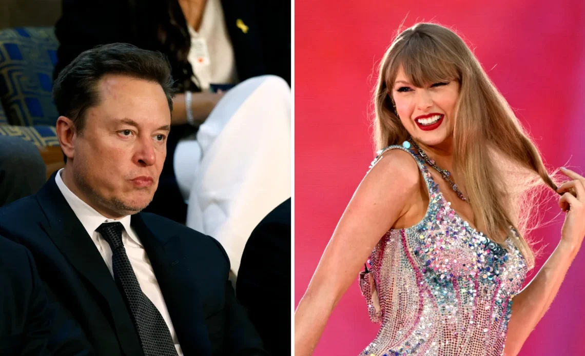 Elon Musk ataca a Taylor Swift luego de que ella expresara apoyo hacia Kamala Harris