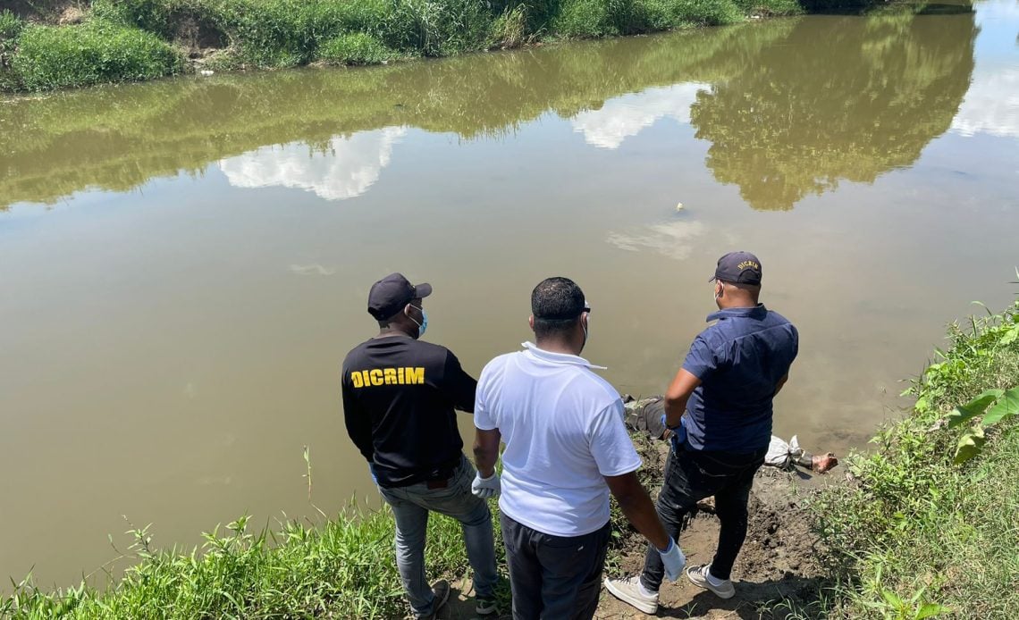 Haitiano ahogado en el río Dajabón o Masacre./