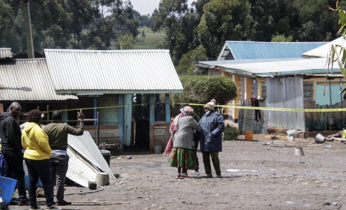 Incendio escuela enKenia