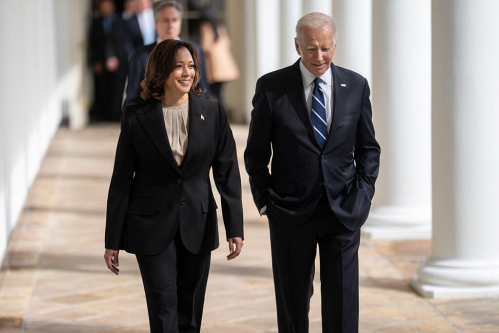 Kamala Harris y Joe Biden