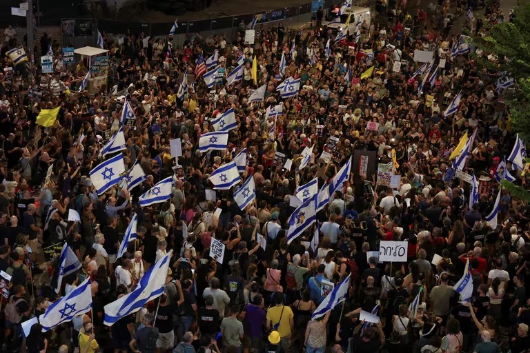 Protestas en Tel Aviv