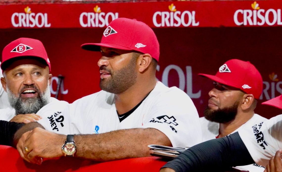 Albert Pujols en el Escogido