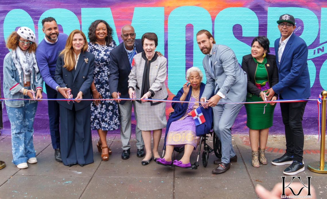 Embajada dominicana inaugura el primer mural dominicano en Washington